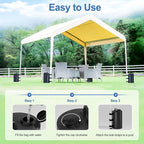 Canopy Water Weights Bag, 88 lb Tent 4 Leg Weights Bag, Portable 10L Water Bag Windproof Fixed Canopy Weights Bag, for Outdoor Pop Up Tent, Canopies, Gazebo, Shelter, 4 Pack (10L Black)