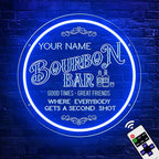 Custom Neon Bar Signs for Home Bar, Handmade Dimmable Personalized Bar Signs, Durable Neon Beer Signs for Man Cave, Bar Led Light Up Sign For Men Dad Gift Business