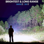 NiaoChao Rechargeable LED Flashlights High Lumens, 99000 Lumens Super Bright Flashlight with 6 Modes, Waterproof Powerful Flash Light Multifunctional Flashlights for Home Camping Hiking(3 Pack)