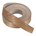 PATIKIL Walnut Edge Banding, 1 1/2 in x 49.2 ft Wood Veneer Tape, Pre-glued Flexible