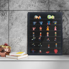 GMFrames 16x20 Wooden Shadow Box Frame with Removable Shelves Deep Display Case for Military Medals Keepsakes Black