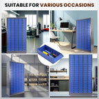 100-Drawer Part Cabinet Bolt and Nut Tool Storage Cabinet,ABS Material Hardware Organizer, Nuts and Bolts Organizer Bolt Bin with Shelfs and Labels, Screw Bolt Bins Organizer for Shop