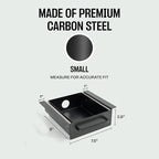 Under Desk Drawer Slide Out Attachment - Carbon Steel Undermount Table Drawer with Cable Management, Pull Out Add-On Storage for Office & Standing Desks (7.5" x 8" x 2.8")