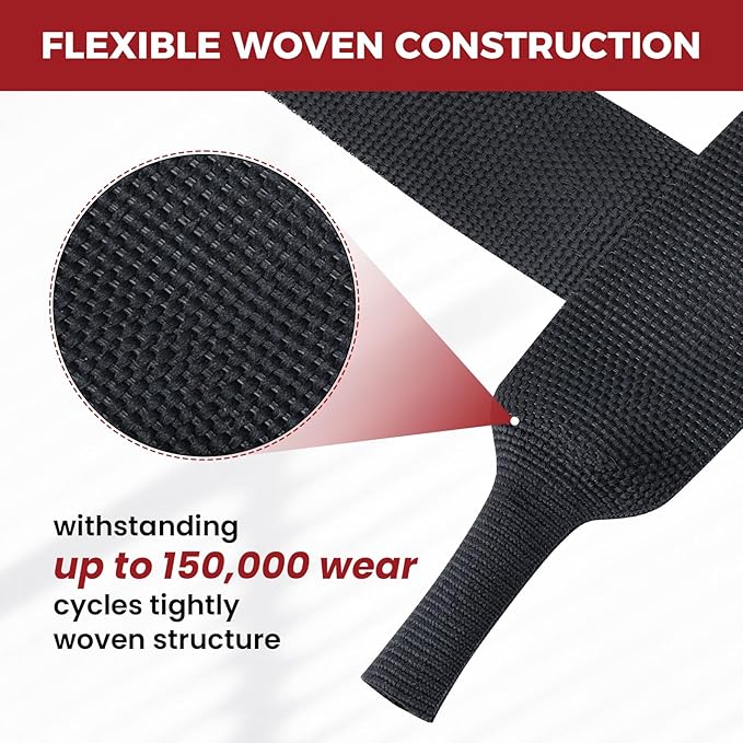 Heat Shrinkable Braided Sleeving 2:1 Ratio- Abrasion Protection Flexibility Wiring Harness Cable Sheath (3/4" ID, 16ft)