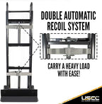 US Cargo Control Appliance Trucks (16-Pack) - Industrial Steel Appliance Hand Truck, 1,200 LBS. Capacity, with Double Auto Recoil Strap Systems & Stair Climbers - Heavy Duty Appliance Dolly