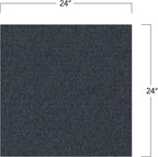 Mohawk Advance 24" x 24" Berber (Loop pile), 0.11" Pile Height, Carpet Tile, Nylon Fiber, Deep Space Color, (24 Tiles), (96 sqft/carton)