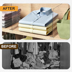 12 Pack Closet Shelf Dividers Organizer Purse Clothes Organization Acrylic Clear Tall Divider Separators for Wood Wire Thick Shelves Kitchen Office Bookshelf Storage Handbags Bag Sweater