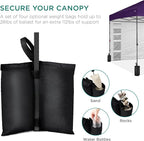 Best Choice Products 10x10ft Easy Pop Up Canopy w/Side Wall, 10 Pockets, Portable Carrying Case, 1-Button Setup, 4 Weight Bags - Amethyst Purple
