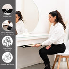 Under Desk Storage Shelf | Under Desk Drawer | Plastic Drawer Storage | Drawers for Office Tables, Workstations and Sit Stand Workspaces | Under Table Drawers for Office Organization