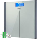 Etekcity Scale for Body Weight, Bathroom Digital Electric Scale for People, Measures Weight up to 400 lbs, Silver