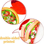 22pcs Pizza Party Hanging Swirls Pizza Party Decorations Pizza Party Time Hanging Decor Pizza Themed Ceiling Streamers for Fast Food Baby Shower Supplies
