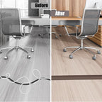 Floor Cord Cover Cable Cavity Self Adhesive Cord Hider Floor Floor Cable Management Power Cord Protector Floor Electric Cord Covers for Offices, Gym, Exhibitions (CoffeeBrown, 2.36" x 3.3')