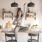 Large Buffet Risers Set of 5, 16"x8"x5" Display Stands, White Acrylic Food Risers for Party, Dessert Table, and Catering, Nesting and Stackable Display Risers