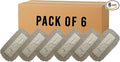 Heavy-Duty Industrial Closed-Loop Dust Mops - 6 Pack (White) - 18 Inch
