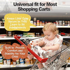 Padded Shopping Cart Cover for Baby Boy & Girl, High Chair Cover for Restaurant Seat, Machine Washable Infant Toddler Buggy Seat Cover(Star)