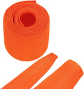 MECCANIXITY Braided Cable Sleeves Heat Shrinkable Fabric Sleeving, 1 1/4" 3ft Orange 2:1 Ratio Heat Shrinkable Cord Protector for Harness Cable, Network Cable Protection, Cable Management