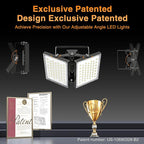 2025 Elite New Upgraded LED Flood Light Outdoor 200W 30000lm Stadium Flood Lights, 5000K Daylight White, IP66 Waterproof Adjustable Floodlight for Street, Parking Lot