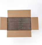 Calenzana 6x6x6 Inches Shipping Boxes Set of 25, White Corrugated Cardboard Box for Packing Mailing Small Business