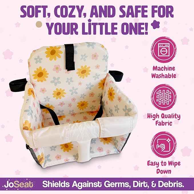Shopping Cart Cover for Baby, High Chair Cover, Grocery Cart Cover, Cart Seat Cover for Baby, Shopping Cart Seat, Shopping Cart Cover for Baby Girl, Shopping Cart Cover for Baby Boy (Floral)
