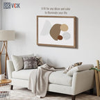 VCK 24x30 Poster Frame 5 Pack, Brown Walnut Wood Picture Frame, Exclusive Wood Grain, Wall Mounting Hanging