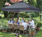 MASTERCANOPY Durable Pop-up Canopy Tent with Roller Bag (10x10, Dark Gray)