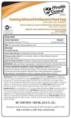 Health Guard Foaming Antibacterial Hand Soap #21352, for use with discontinued Member's Mark/Sam's Club/Ecolab soap dispenser, same formula as discontinued soap #915169, 4/1000 mL refill bags