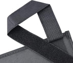 Hanging Bedside Caddy, Bedside Storage Organizer for Magazine, Phone, Remote control (6 Pockets-Black)