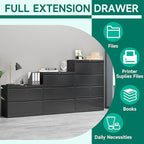 2 Drawer File Cabinet with Lock,Lateral File Cabinet,35.4" W Metal File Cabinets for Home Office,Hanging Files Letter/Legal/F4/A4 Size (Black-Assembly Required)