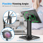 AboveTEK Anti Theft Desktop Kiosk Tablet Security Stand, Compatible with 10.2 and 10.5" Tablets Black