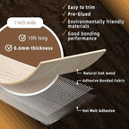 GSCIT Club Oak Edge Banding, 1 inch x 10ft roll of Veneer Edge Banding -Pre-glued Flexible, Real Wood Tape Banding for Cabinet Repair Furniture Restoration