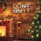 Don't Quit LED Neon Sign for Wall Decor, DO IT Neon Lights Party Decorations, USB Powered Switch Neon Lights lighting adjustable for Office Room, Gym Room, Man Cave, Gamer Room