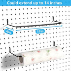 Pegboard Hooks, with Bins, Peg Locks, for Organizing Various Tools, 131 PCS, 60 of Which are Locks
