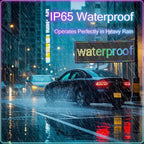 Led Sign Custom Programmable Scrolling Outdoor Digital For Business Matrix Panel Electronic Message Board Display Screen Waterproof Ip65 Wifi/App Control 96x32 Rgb Matrix, 39"X14"