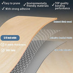 Birch Edge Banding, 5/8 inch x 50ft roll of Veneer Edge Banding, Pre-glued Flexible Real Wood Tape for Cabinet Repair and Furniture Restoration
