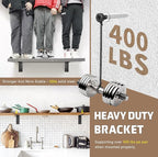Countertop Support Bracket 16 Inch 4 Pack Countertop Bracket for Granite 3/8" Thick 16"x6"x2.5" Heavy Duty L Brackets Shelf Brackets Metal Corbels for Quartz/Granite/Wood/Concret/ Laminate Countertops
