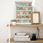 GMFrames 11x14 Wooden Shadow Box Frame with Removable Shelves Deep Display Case for Military Medals Keepsakes White