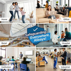 Simply 14x36x1 Air Filter, Merv 8, 6 Pack, For Home AC Furnace & HVAC (Actual Size: 13.75"x35.75"x0.75") DUST, Pet, & Allergy Control