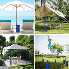 COOSHADE Canopy Tent Sand Bags Gazebo Weights Bags,4 Pack,112LBS,Blue