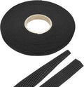 MECCANIXITY Braided Cable Sleeves Heat Shrinkable Fabric Sleeving, 5/16" 60ft Black 2:1 Ratio Heat Shrinkable Cord Protector for Harness Cable, Network Cable Protection, Cable Management