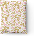 19x24 (25) Pink Hearts Designer Poly Mailers Waterproof Self Sealing Tear Resistant Polymailers Large Shipping Envelopes Premium Printed Bags For Small Businesses