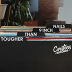 Carstens Records Heavy Duty Vinyl Album Dividers | 12" LP Organizers with Tabs | Pack of 32 Black | Made in The USA | Personalizable
