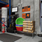 18" Deep x 42" Wide x 8" Height 1-Tier Wire Shelving Kit | NSF Commercial Storage Rack Unit