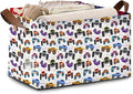 Cartoon Cars Storage Basket Large 17x11.5x10.5 Inche-Collapsible Fabric Organizer Bin with Handles for Bedroom,Living Room, Playroom-Foldable Decorative Hamper with Truck Graphic Design-Single Pack