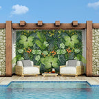 40"x120"(33.33 SQFT) Artificial Grass Wall, Greenery Backdrop Wall with UV-Anti, Fake Grass Panels for Indoor Party Wedding and Outdoor Garden Decor