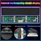 Waterproof Programmable Led Sign Custom Scrolling Outdoor Digital Signs For Business Electronic Message Board 5000cd/㎡ Brightness Advertising Display Screen Wifi/App Control(39"X8")