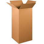 BOX USA 16 x 16 x 36 Corrugated Cardboard Boxes, Tall 16"L x 16"W x 36"H, Pack of 10 | Shipping, Packaging, Moving, Storage Box for Home or Business, Strong Wholesale Bulk Boxes