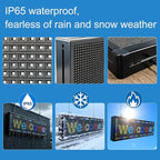 P10(40" * 14") Outdoor Programmable Scrolling Led Sign Digital For Business Matrix Panel Screen Panel Electronic Board Screen Custom Neon Custom Message Board
