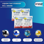 STARDUST Super Absorbent 1.5 Cu.Ft. Bag - Stardust Powder, Floor Dry Absorbent, Absorbent Powder, Bags for Spill Cleanup, Oil Dry Absorbent, Spill Absorber Cleaning Solution - Pack of 4