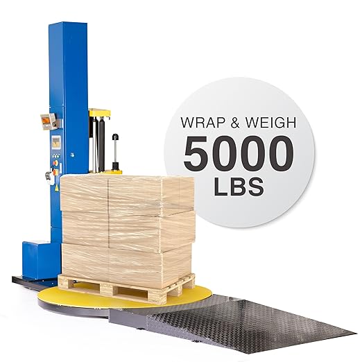 PEC Pallet Wrapping Machine Industrial Shrink Wrap Machines with Built-in Scale