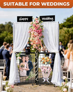 360° Foldable Grid Wall Panel, Three 6' x 4.25' Ft Double Side Gridwall Display Stand with Notice board, Heavy Duty Sturdy Floorstanding Wire Grid Rack, Movable Wheel for Retail Art Craft Fairs